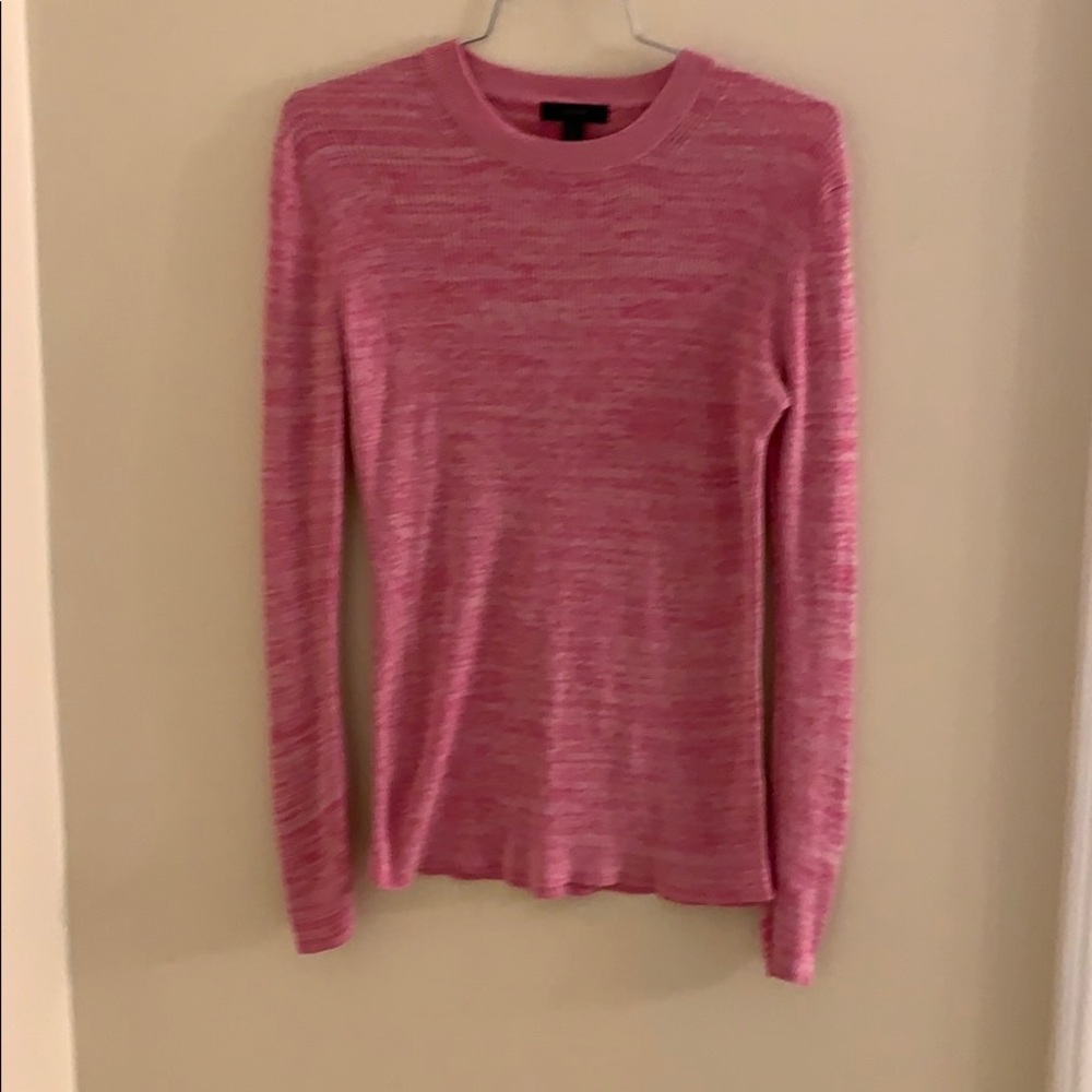 J. Crew Ribbed Pullover Sweater with Snap Sleeves